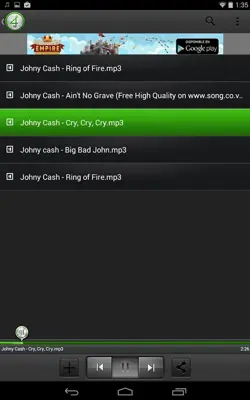 4shared Music android App screenshot 5